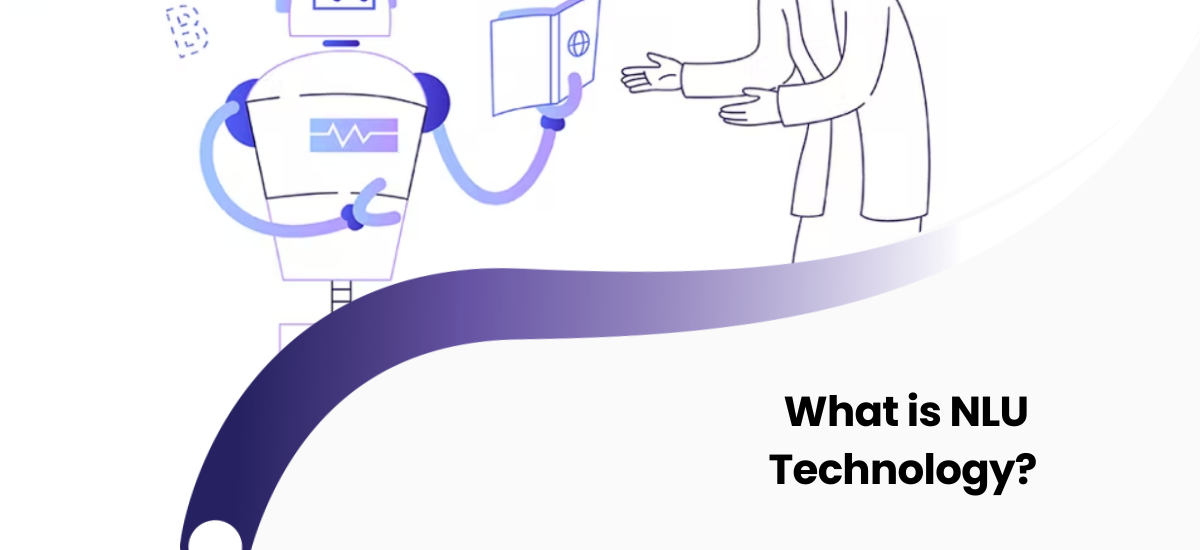 Graphic illustration showing the working principle of NLU technology