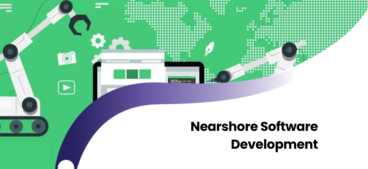 Map showing nearshore software development time zone overlap between Europe and the Caucasus